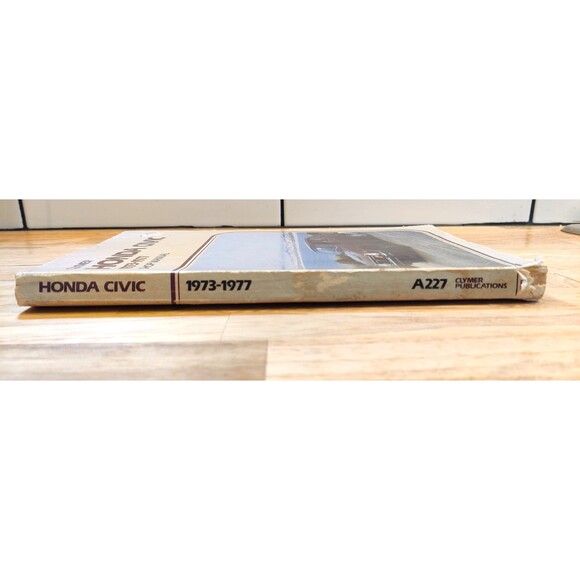 Clymer 1973-1977 Honda Civic Service Shop Manual Book A227 Guide Diagram Charts - Picture 3 of 11